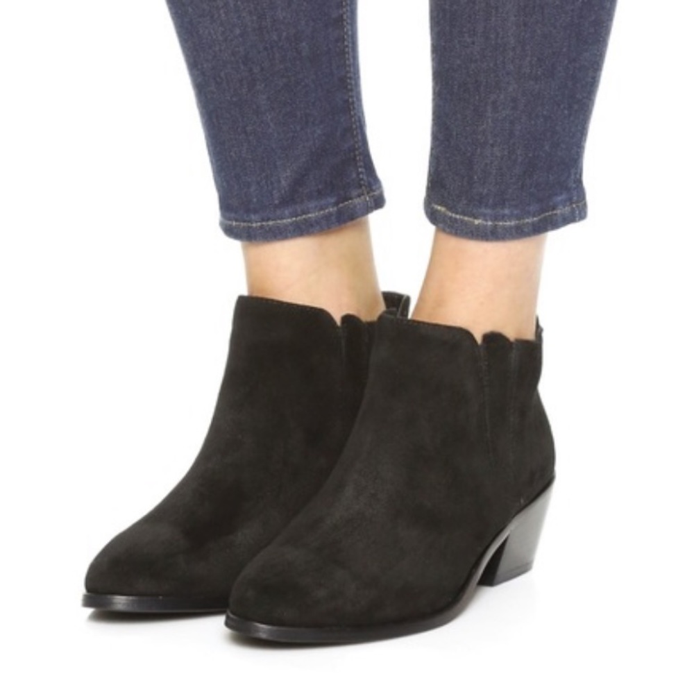 NWB Joie Suede Barlow Bootie - Black Size 36